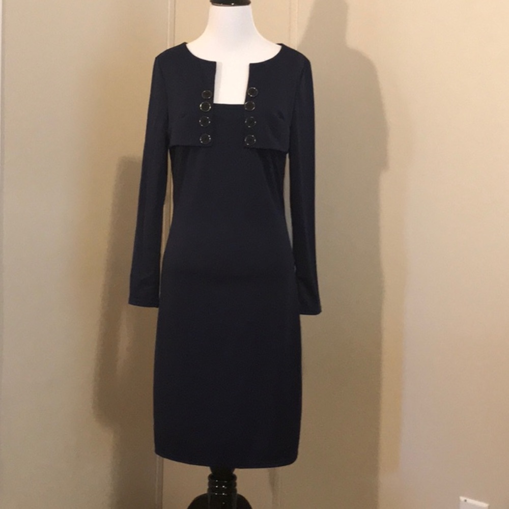 Navy Blue Fashion Mia Dress - Picture 1 of 4